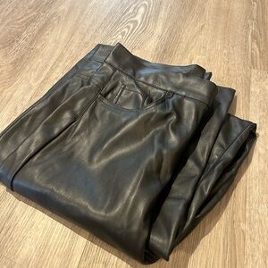 Black Leather Pants